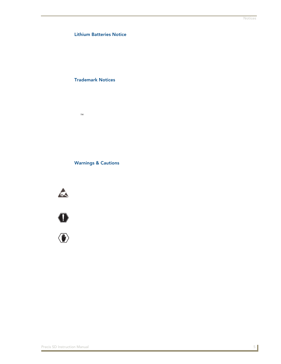 AMX Distribution Matrix Precis SD User Manual | Page 10 / 64