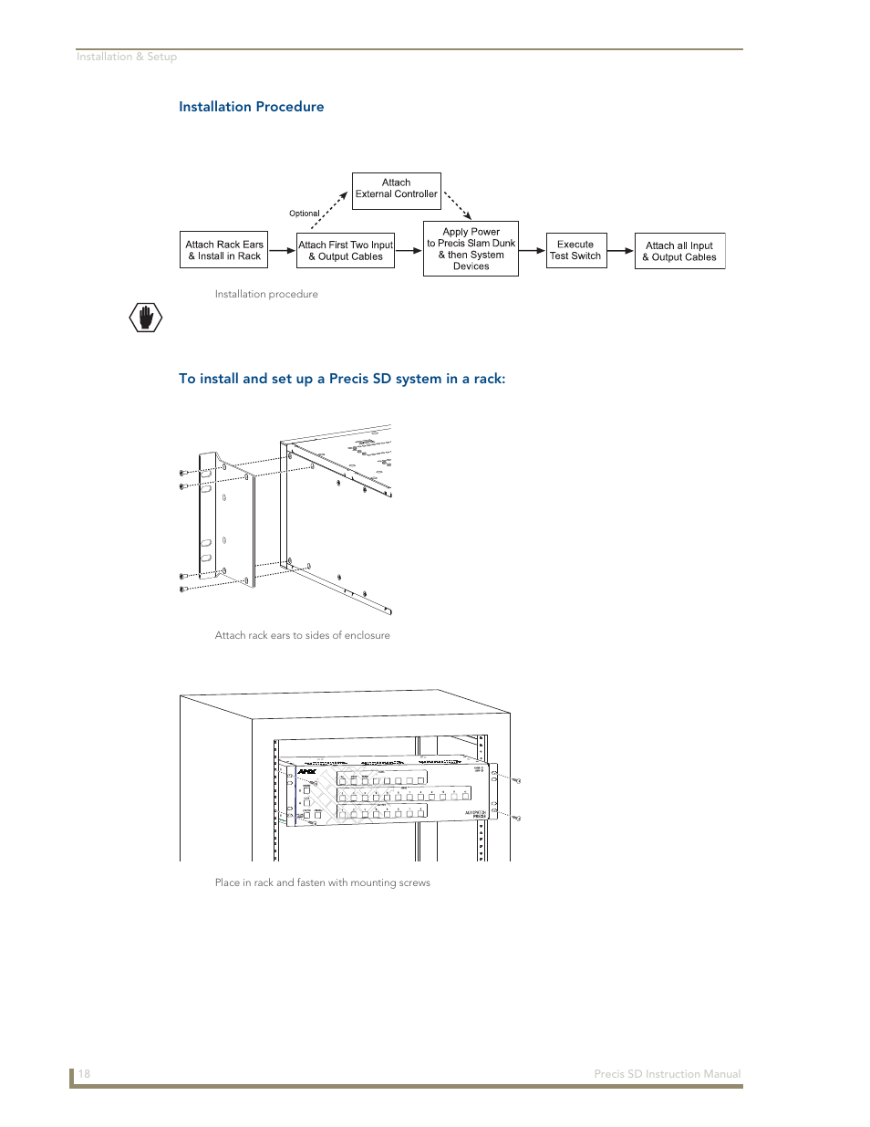 AMX Distribution Matrix Precis SD User Manual | Page 23 / 64