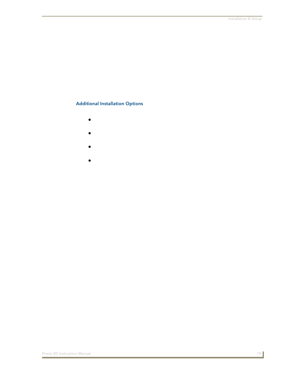 AMX Distribution Matrix Precis SD User Manual | Page 24 / 64