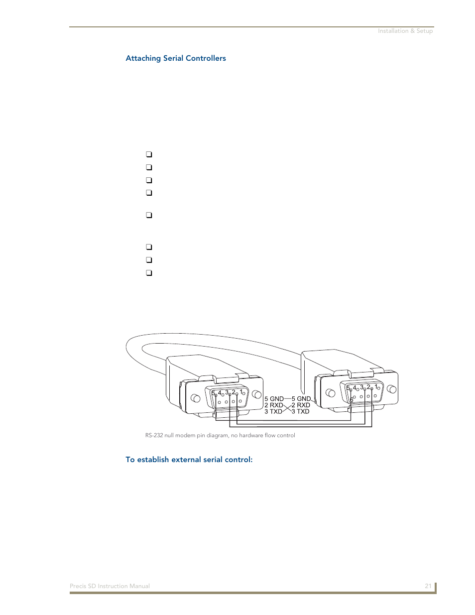 AMX Distribution Matrix Precis SD User Manual | Page 26 / 64