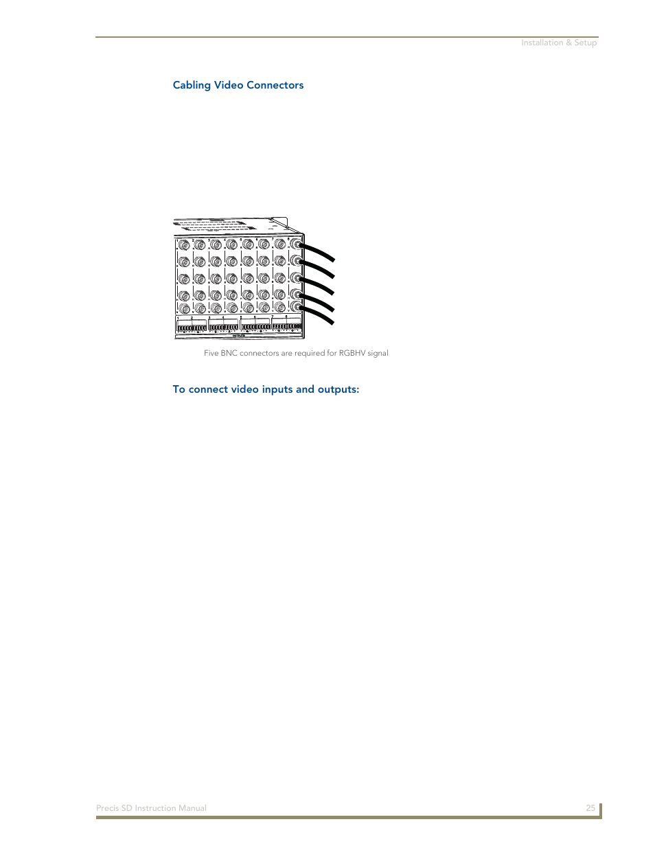 AMX Distribution Matrix Precis SD User Manual | Page 30 / 64