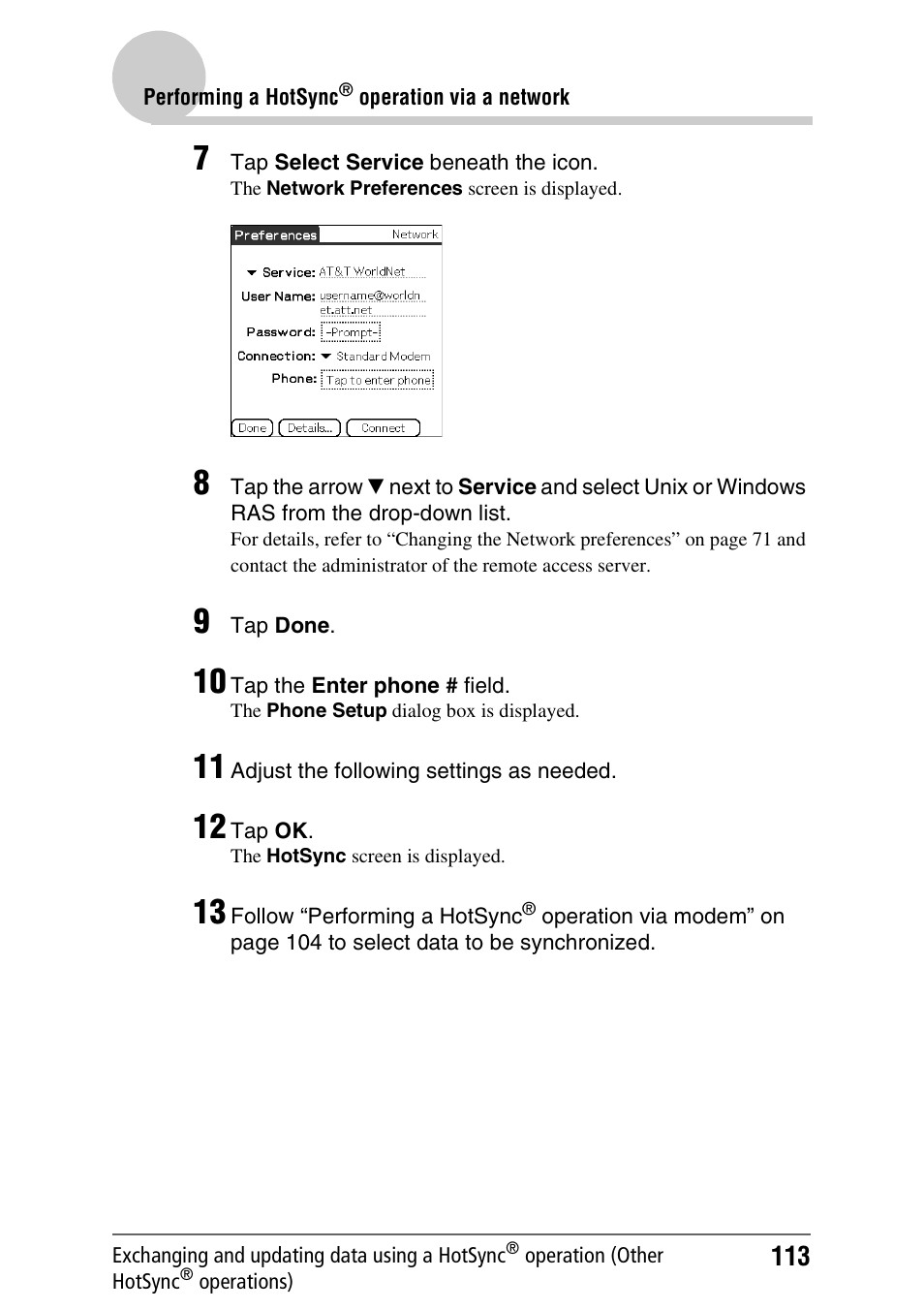 Sony PEG-NX60 User Manual | Page 113 / 176