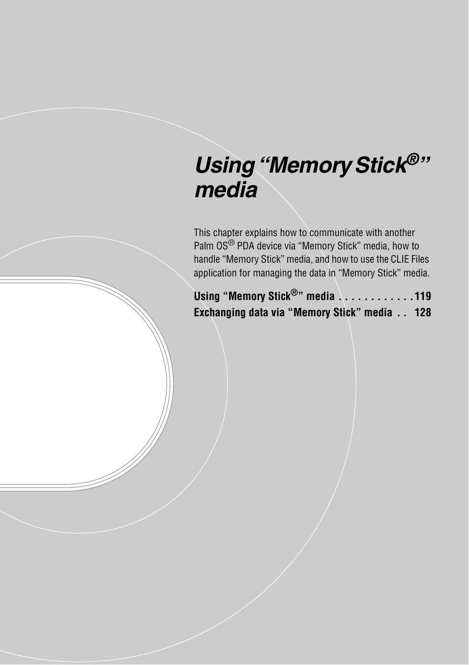 Using “memory stick®” media, Using “memory stick, Media | Sony PEG-NX60 User Manual | Page 118 / 176