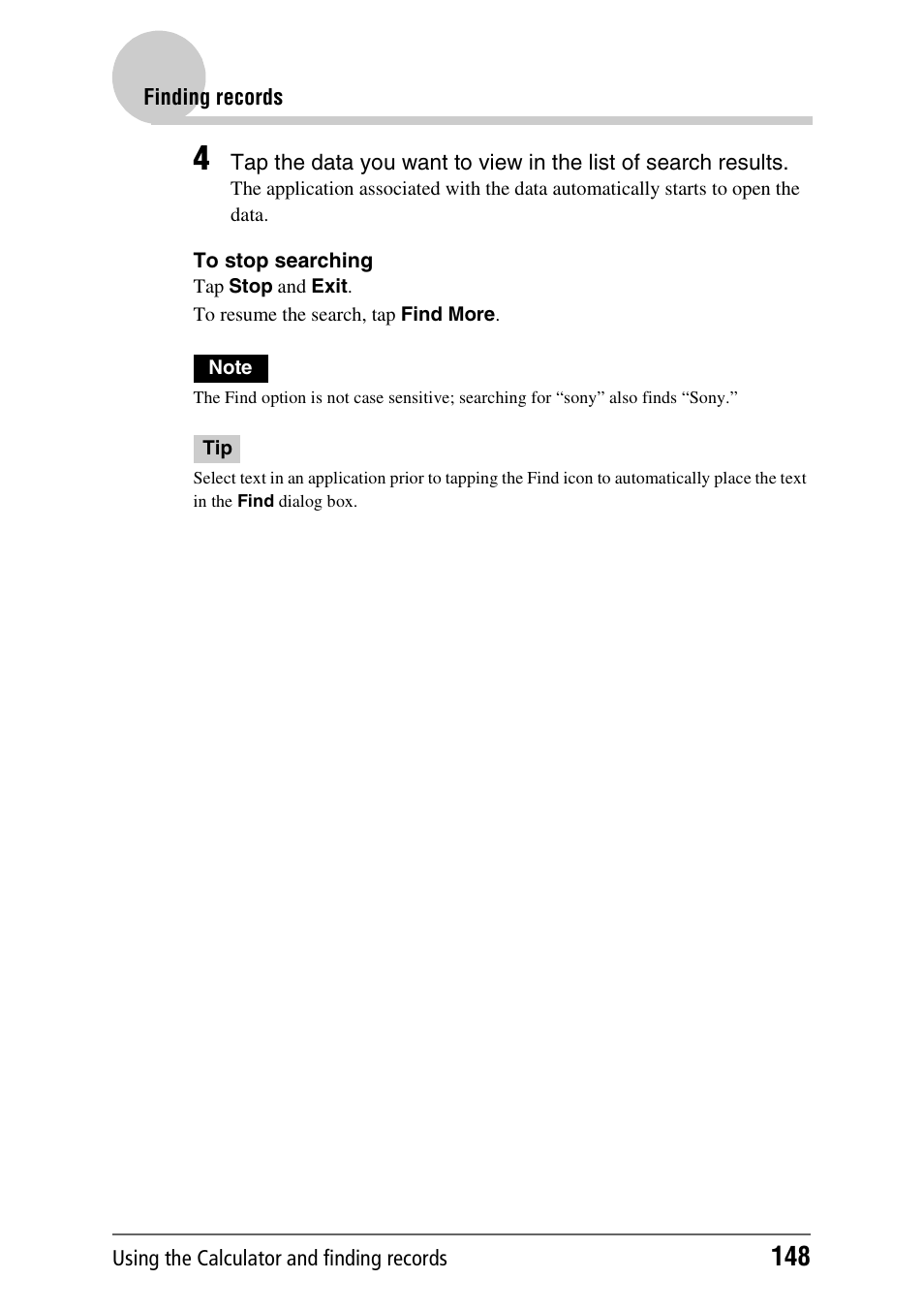 Sony PEG-NX60 User Manual | Page 148 / 176