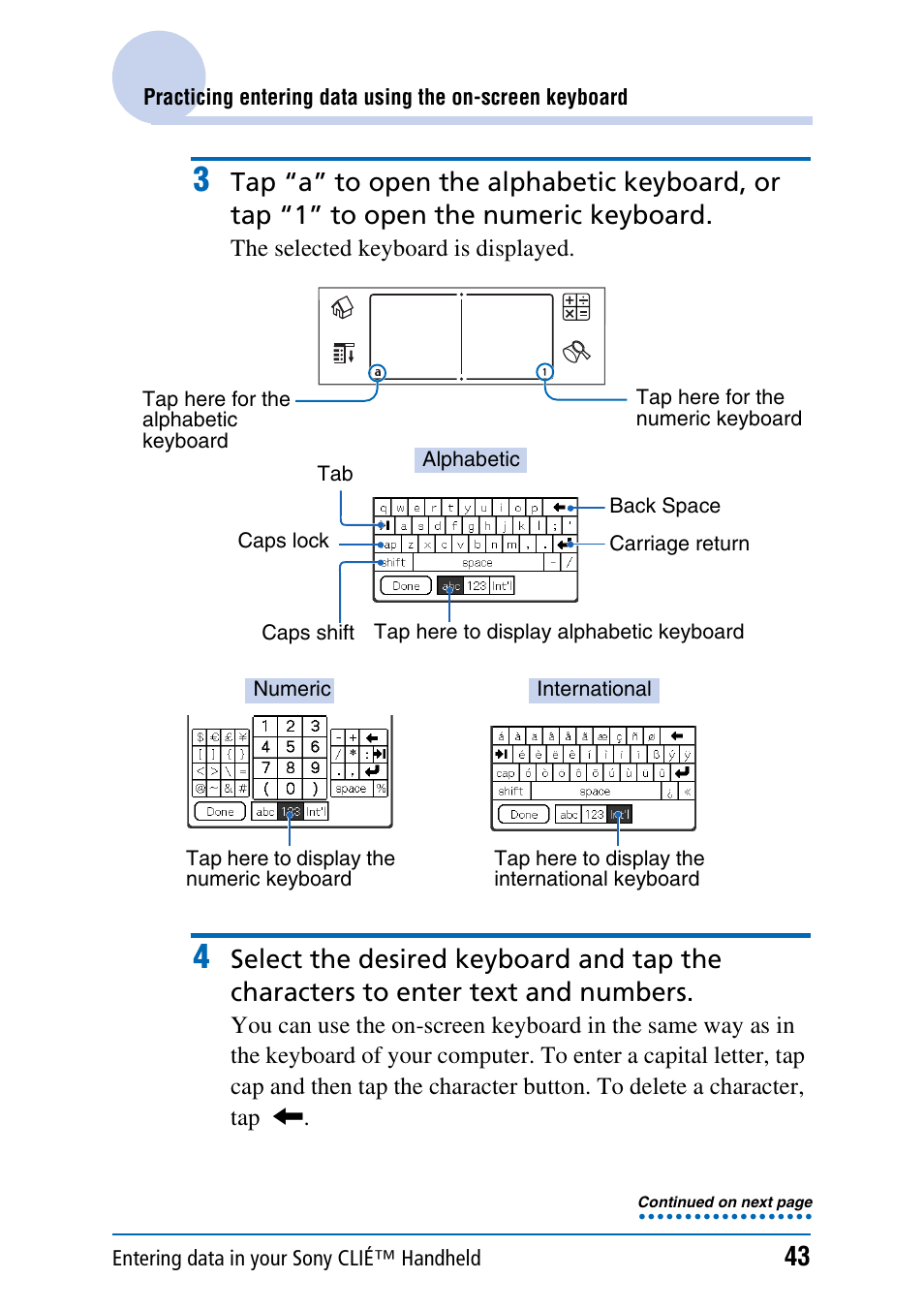 Sony PEG-NX60 User Manual | Page 43 / 176