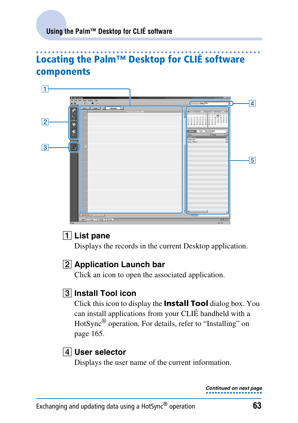 Sony PEG-NX60 User Manual | Page 63 / 176