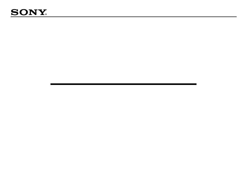 Sony SLV-N750 User Manual | 1 page