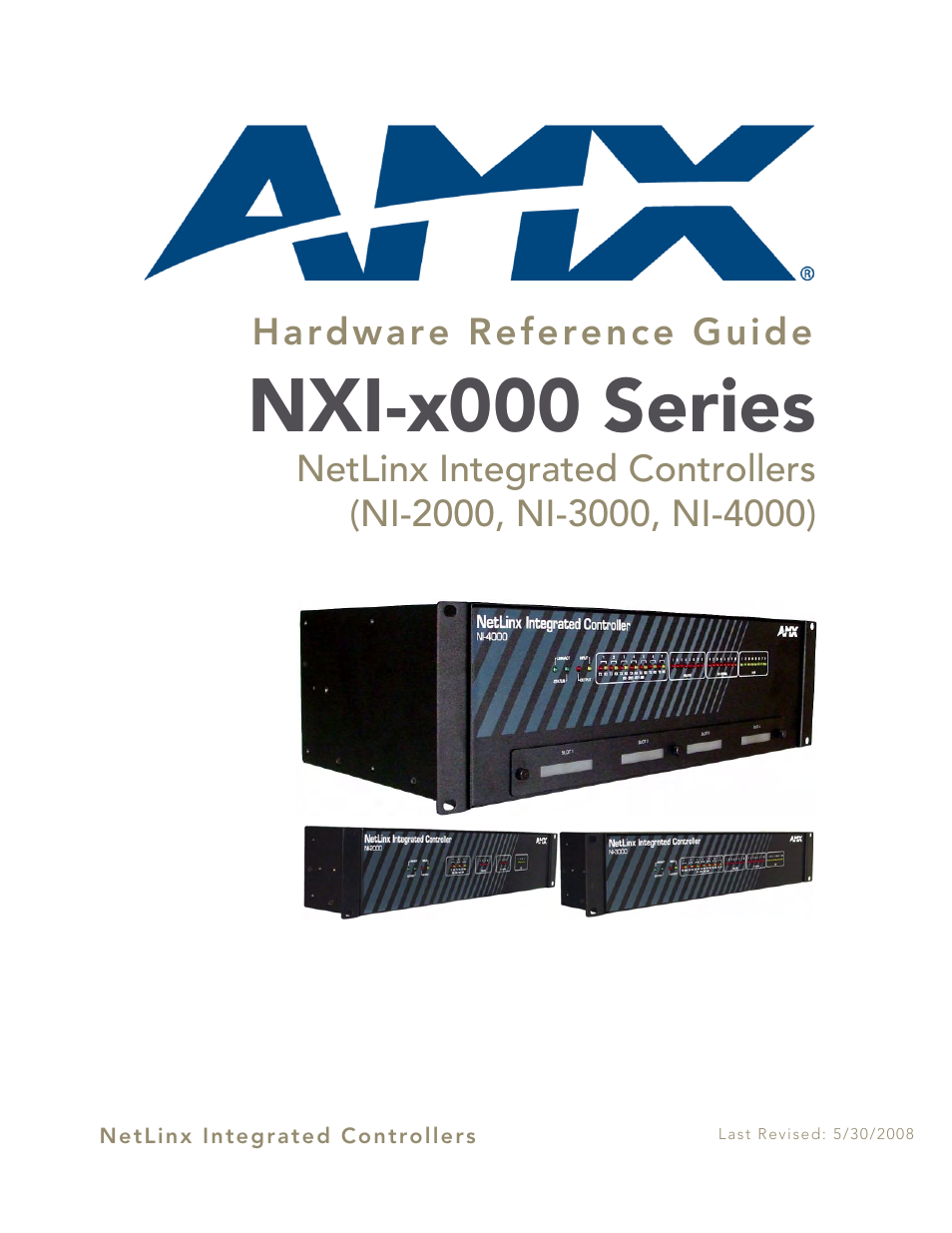 AMX NetLinx Integrated Controllers NXI-x000 Series User Manual | 38 pages