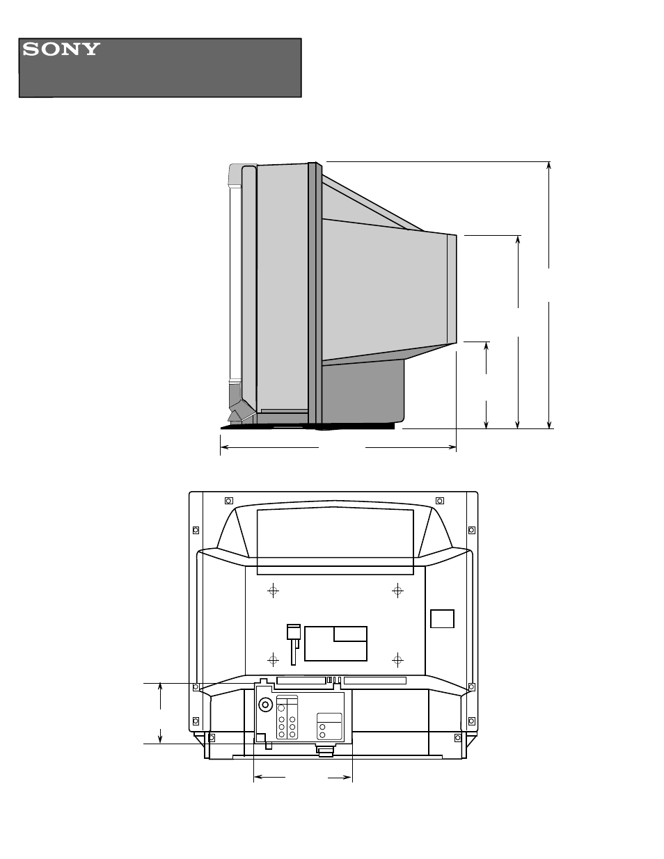 Sony KV-32S26 User Manual | 1 page