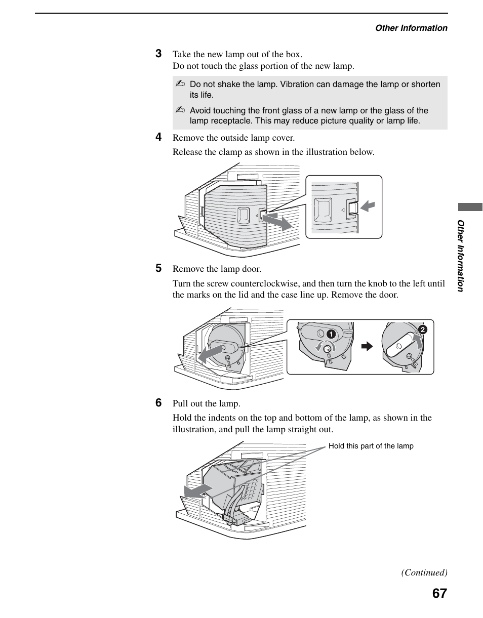 Sony KDS-R60XBR2 User Manual | Page 67 / 83