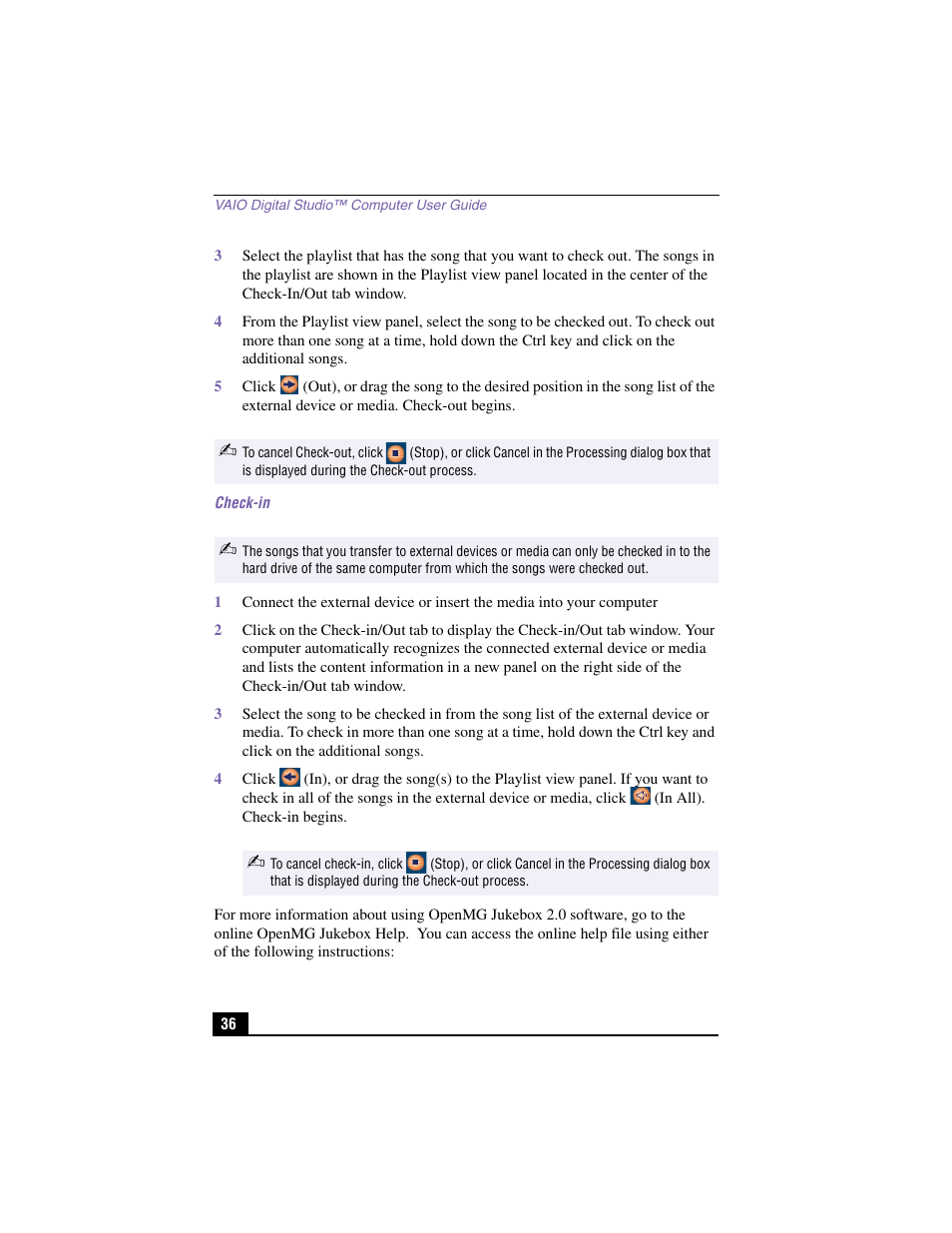 Sony PCV-RX480DS User Manual | Page 36 / 101