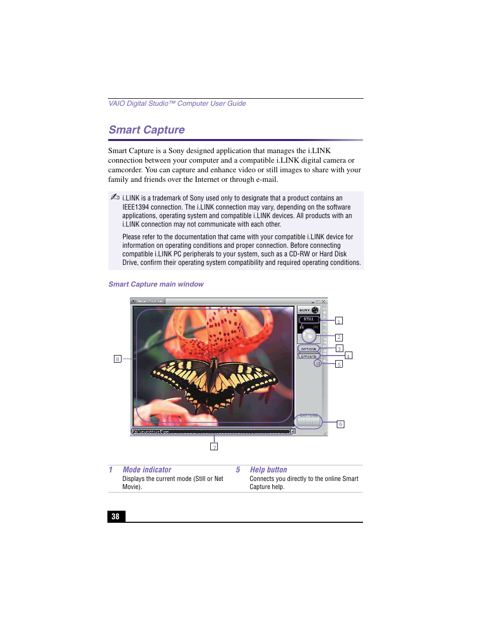 Smart capture | Sony PCV-RX480DS User Manual | Page 38 / 101