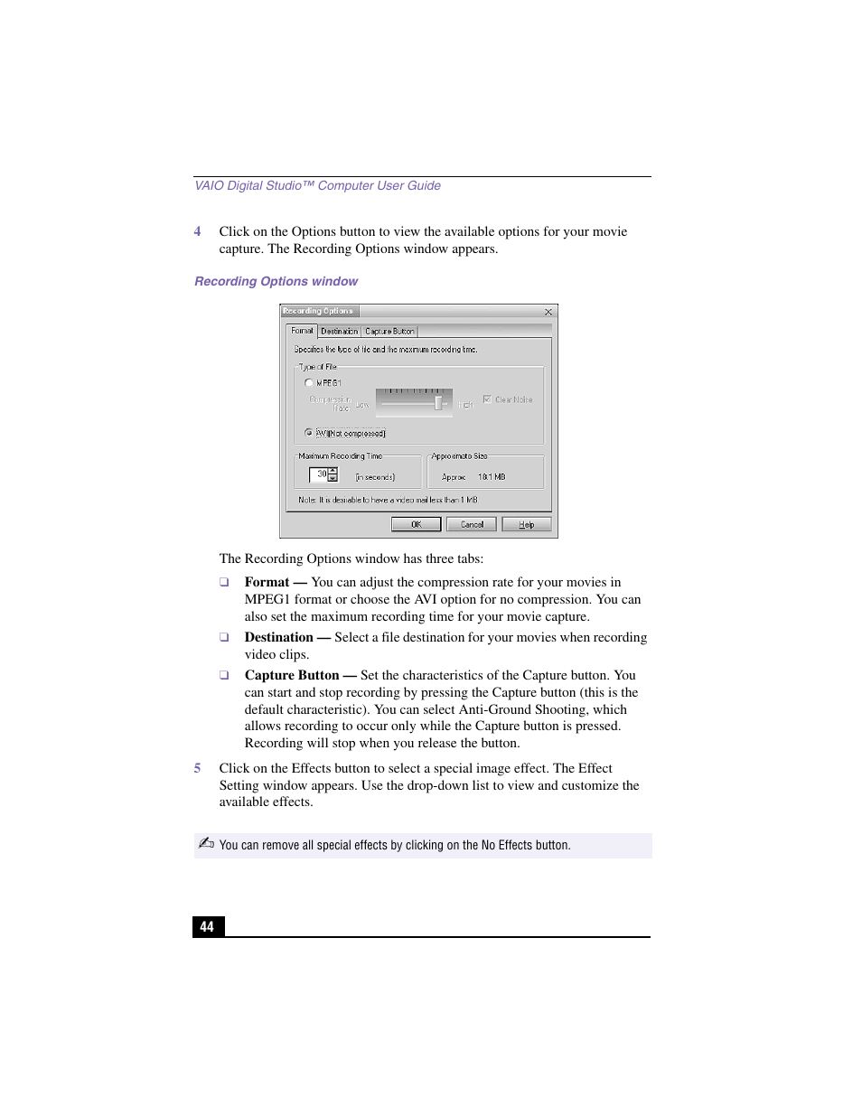 Sony PCV-RX480DS User Manual | Page 44 / 101