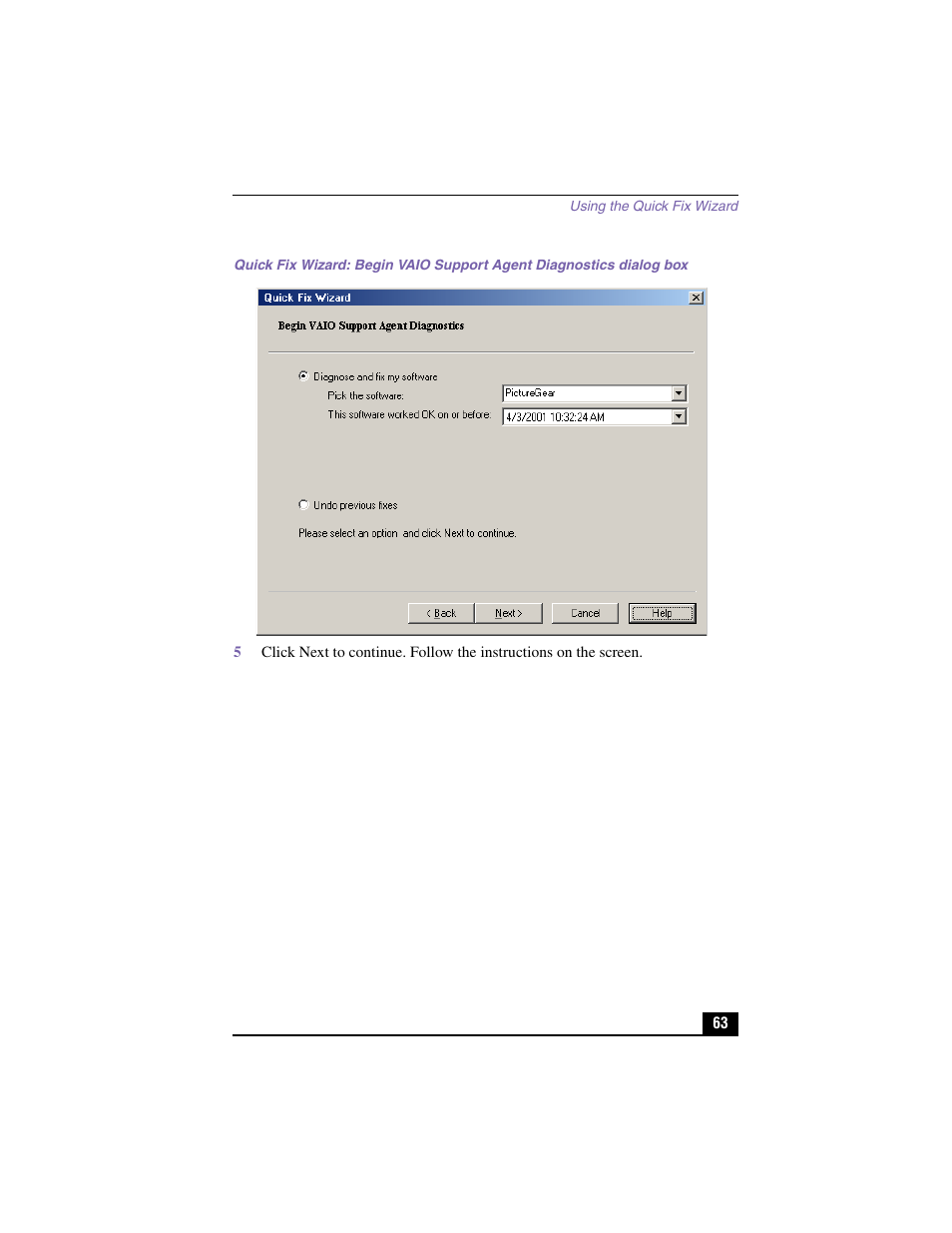 Sony PCV-RX480DS User Manual | Page 63 / 101