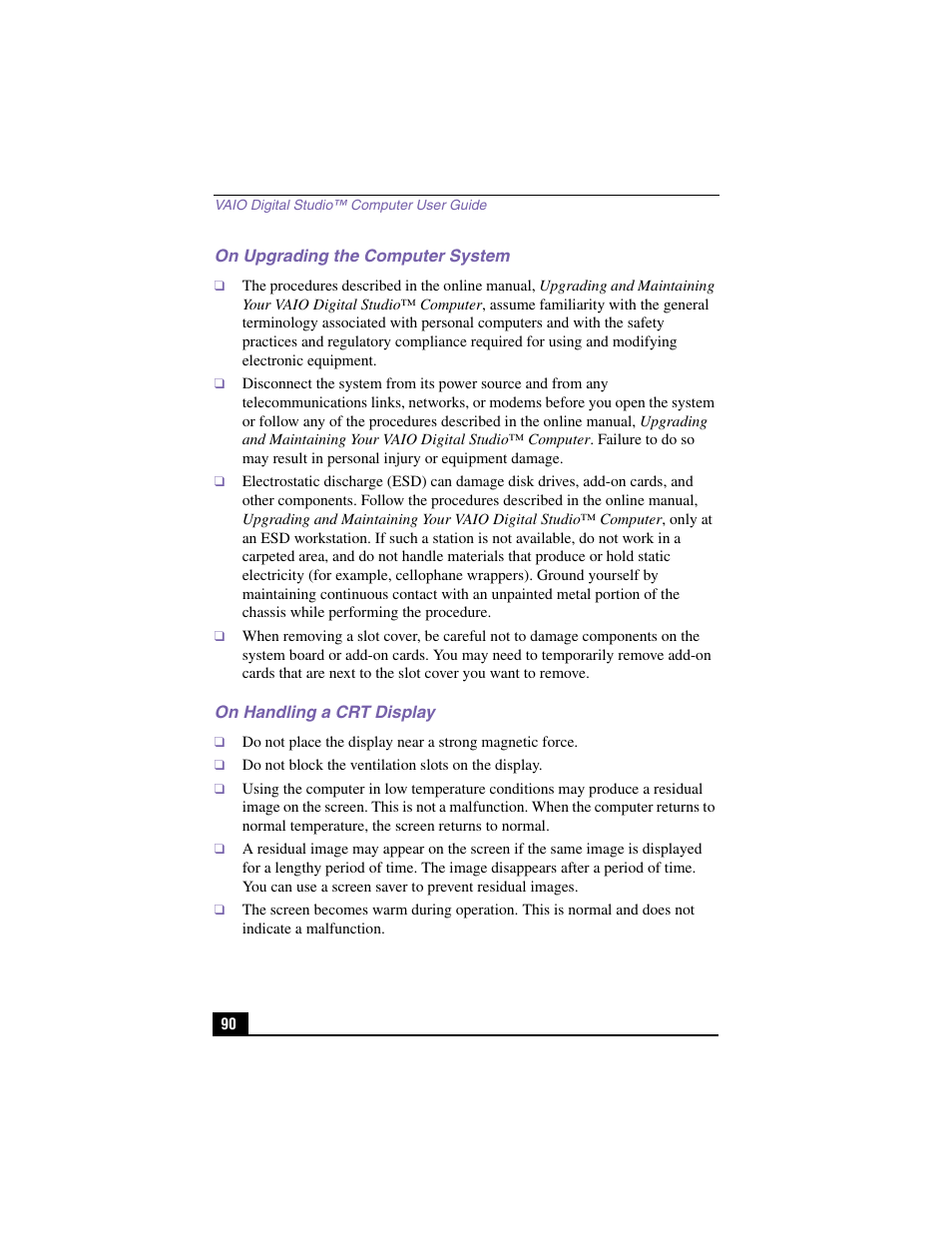 Sony PCV-RX480DS User Manual | Page 90 / 101