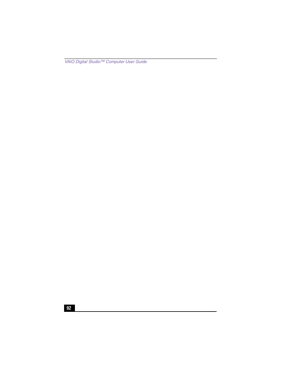 Sony PCV-RX480DS User Manual | Page 92 / 101