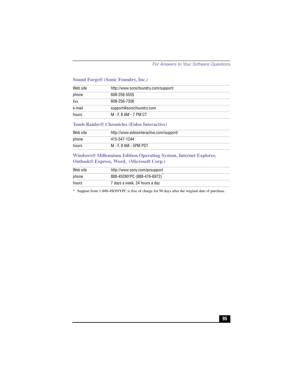 Sony PCV-RX480DS User Manual | Page 95 / 101