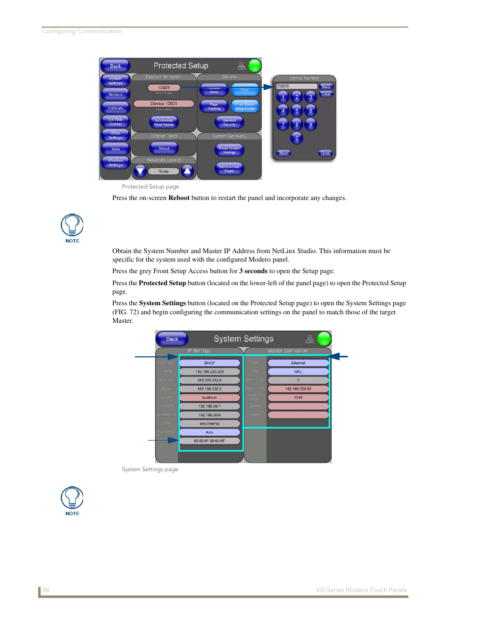 AMX Modero NXD/NXT-1200VG User Manual | Page 100 / 256