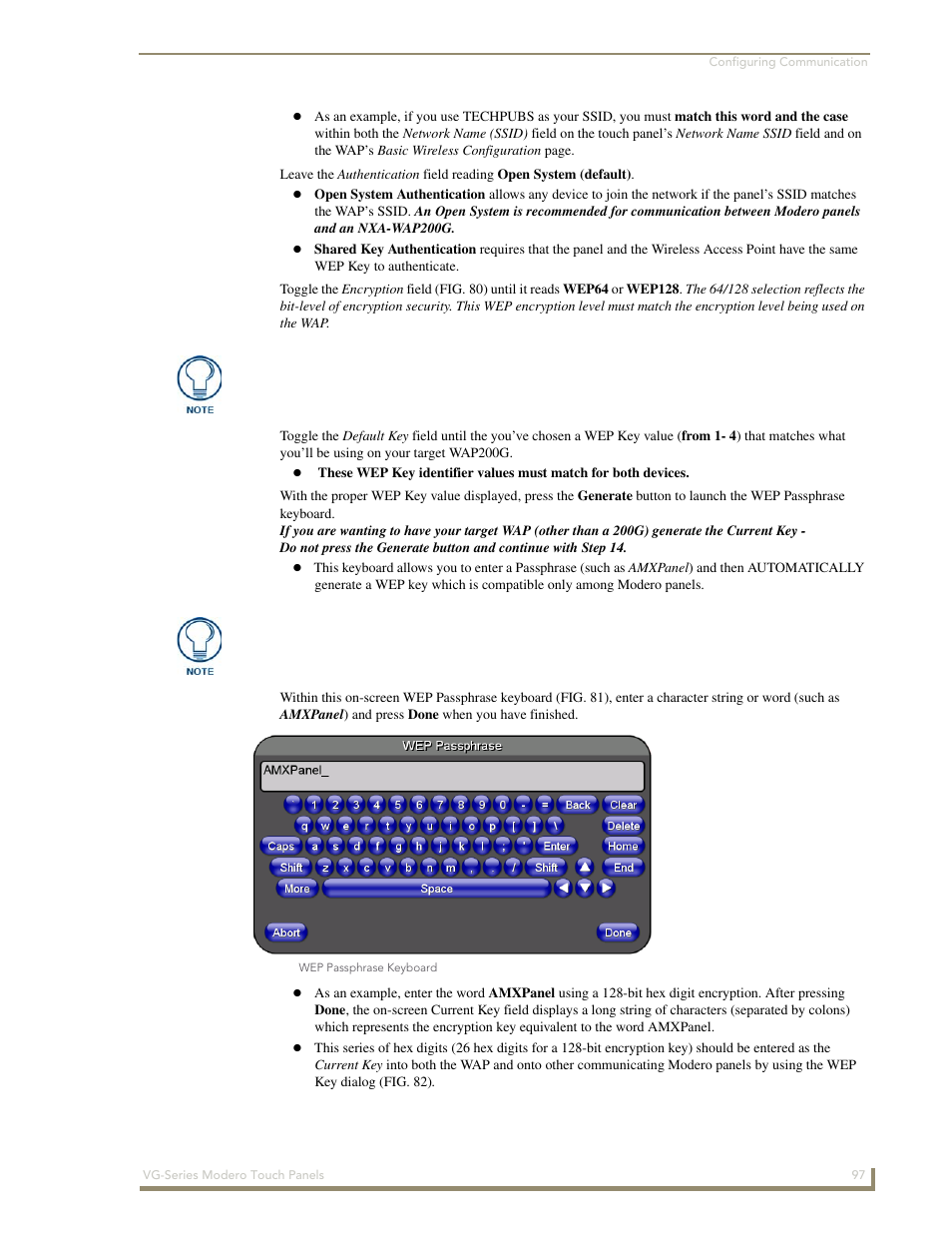 AMX Modero NXD/NXT-1200VG User Manual | Page 111 / 256