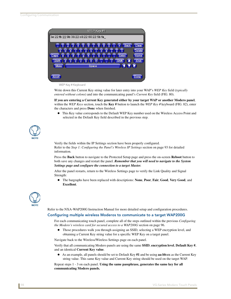 AMX Modero NXD/NXT-1200VG User Manual | Page 112 / 256