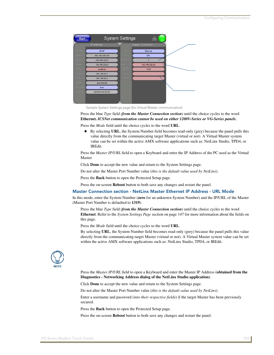 AMX Modero NXD/NXT-1200VG User Manual | Page 117 / 256