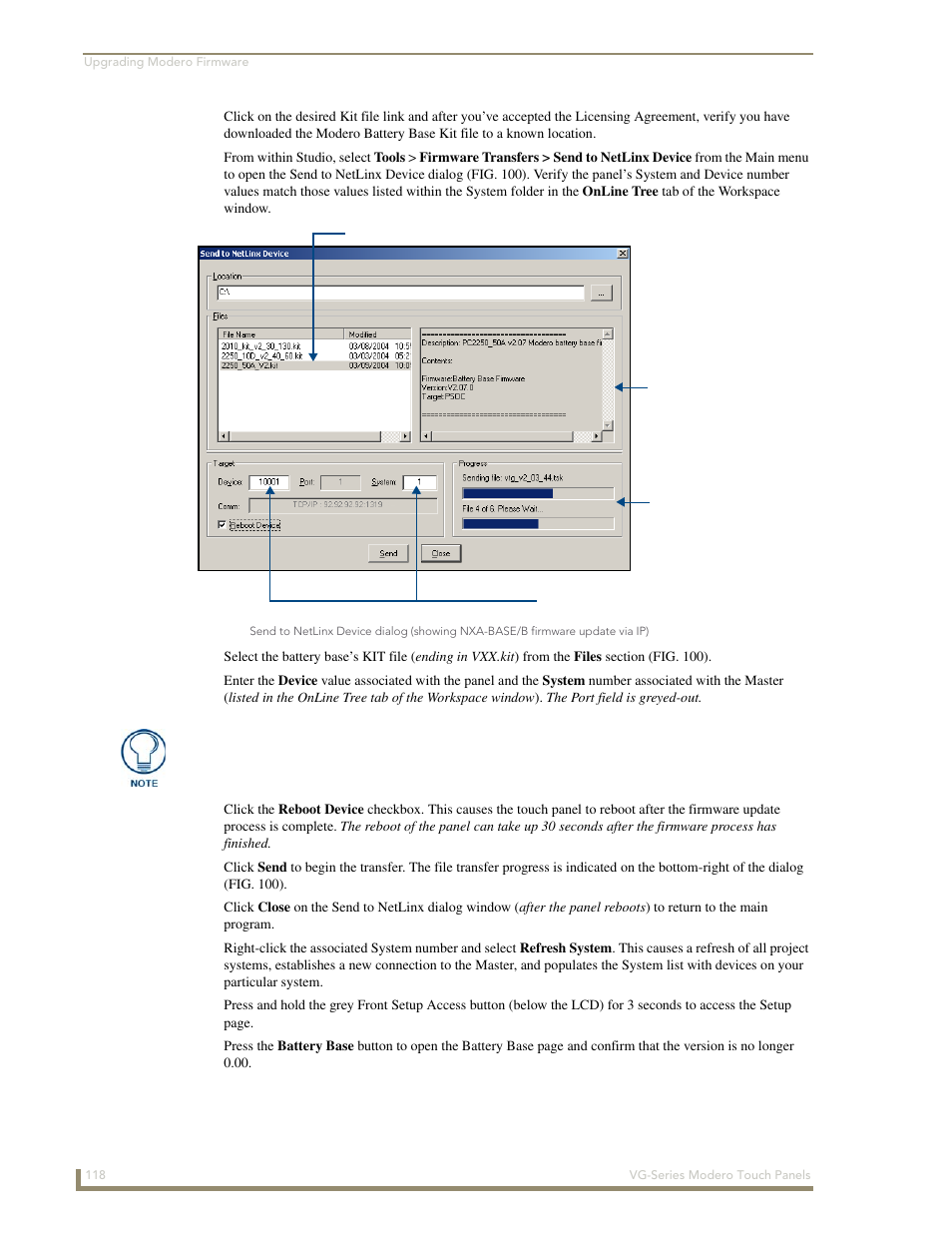 AMX Modero NXD/NXT-1200VG User Manual | Page 132 / 256