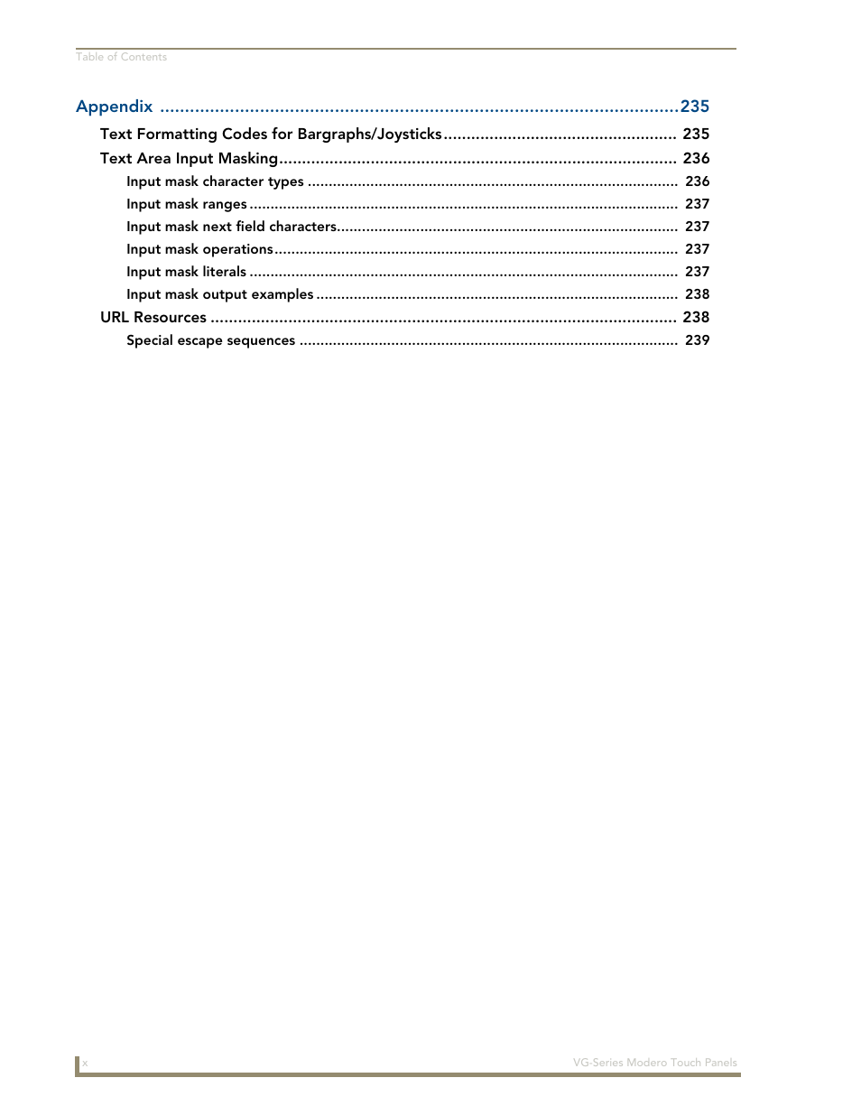 AMX Modero NXD/NXT-1200VG User Manual | Page 14 / 256