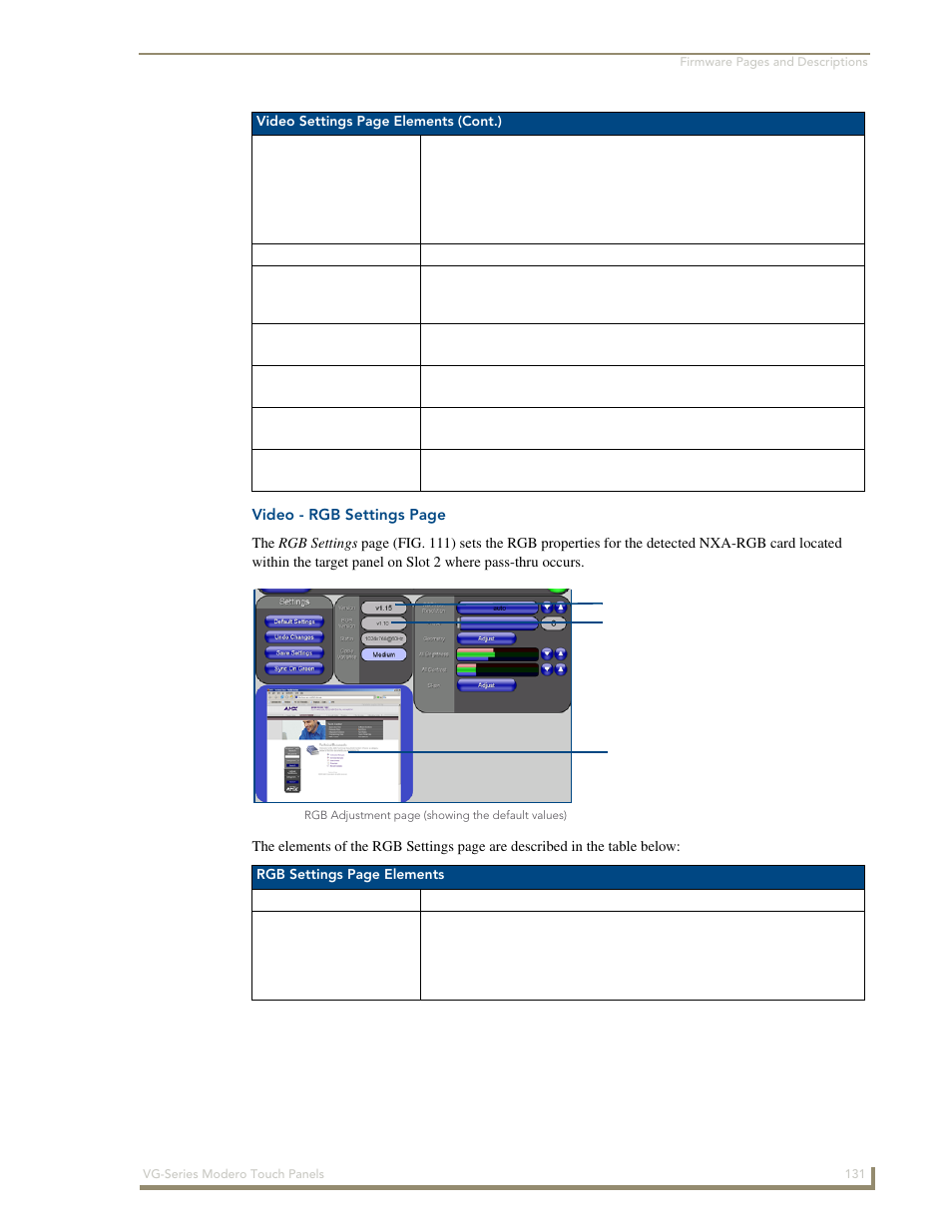 AMX Modero NXD/NXT-1200VG User Manual | Page 145 / 256