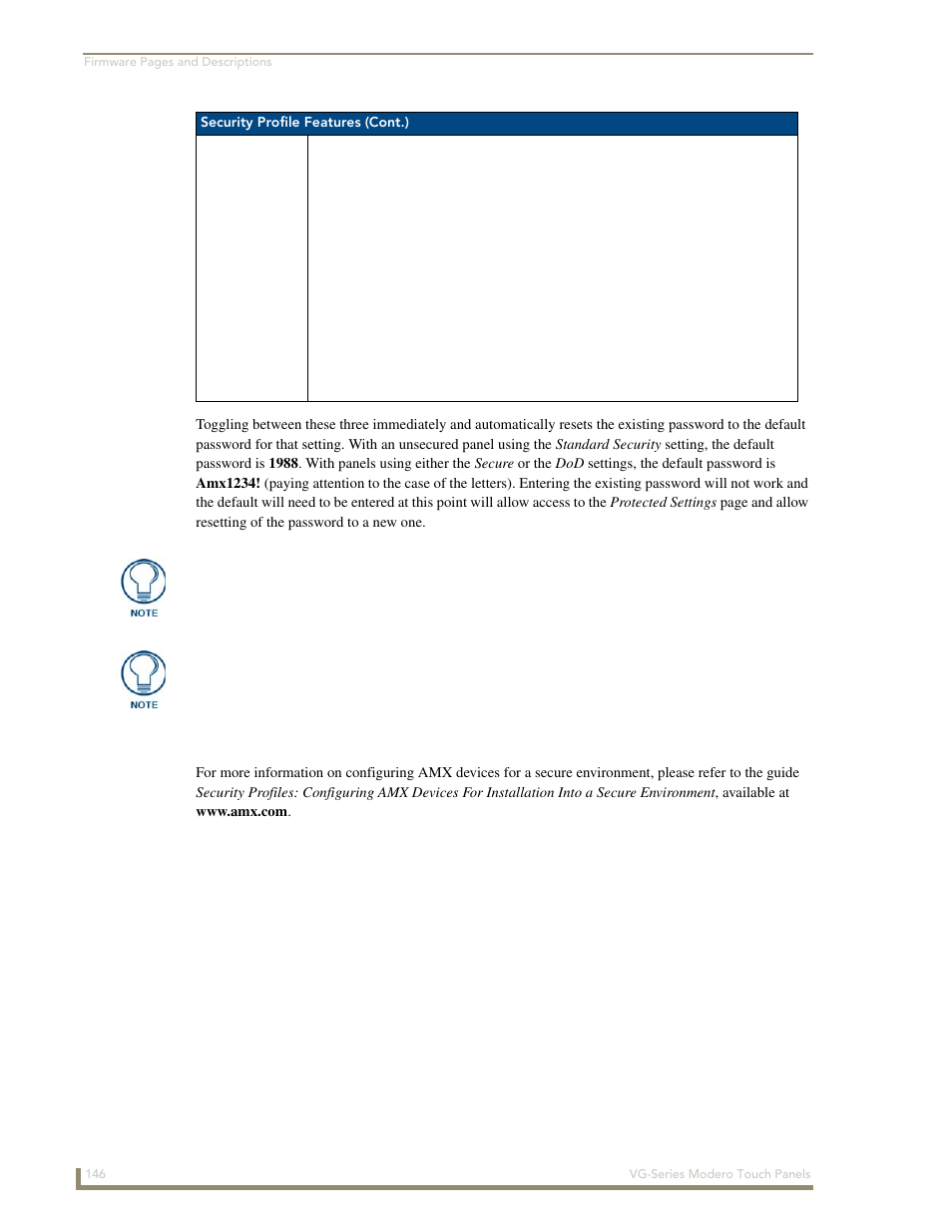 AMX Modero NXD/NXT-1200VG User Manual | Page 160 / 256