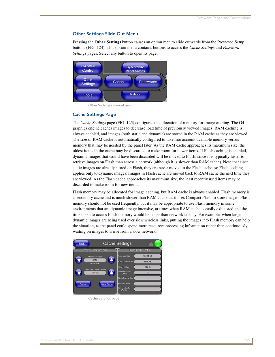 Other settings slide-out menu | AMX Modero NXD/NXT-1200VG User Manual | Page 169 / 256