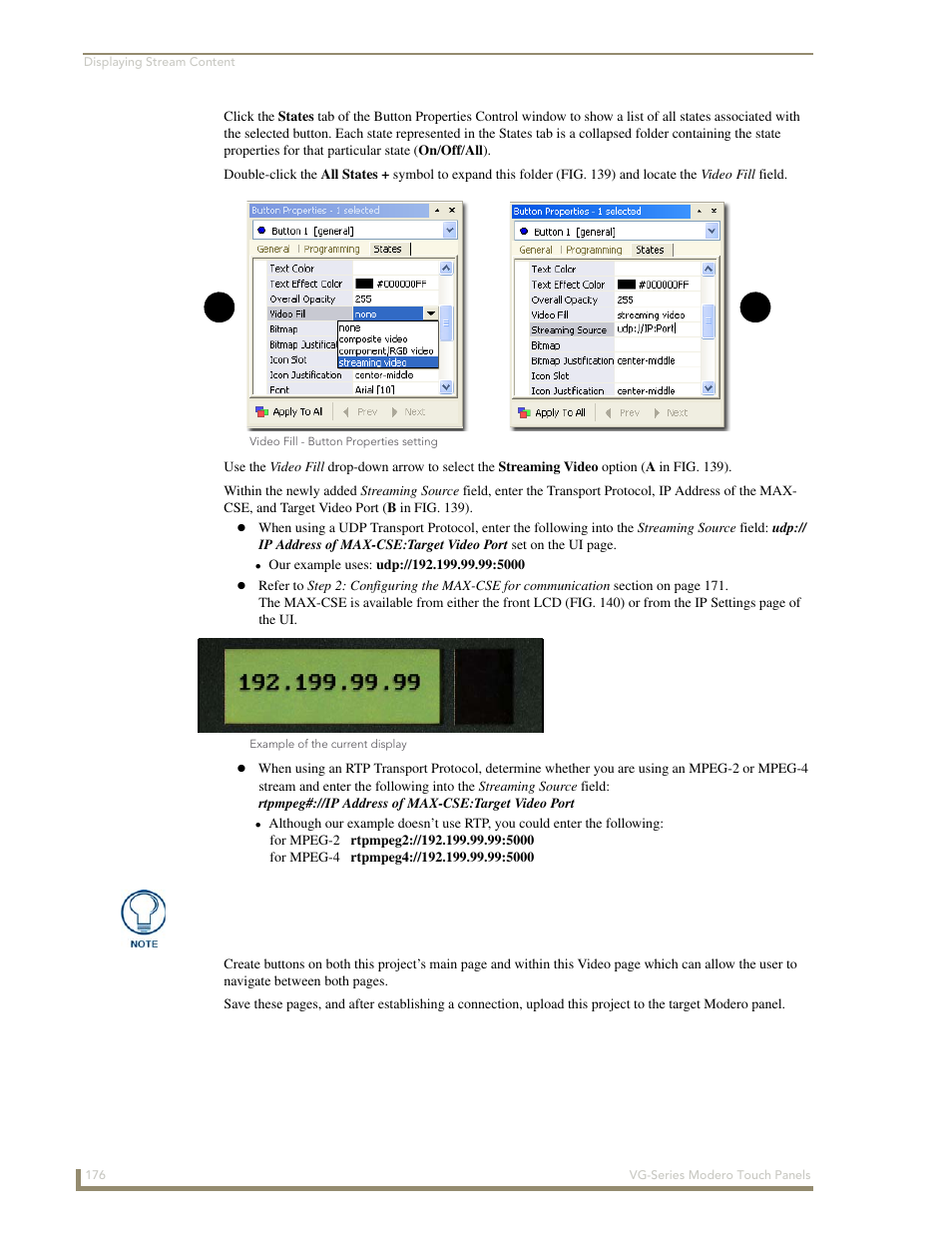 AMX Modero NXD/NXT-1200VG User Manual | Page 190 / 256