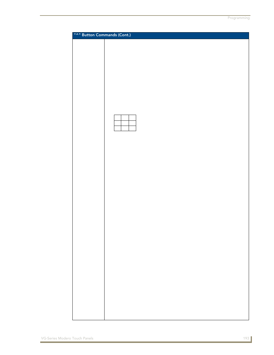 AMX Modero NXD/NXT-1200VG User Manual | Page 207 / 256