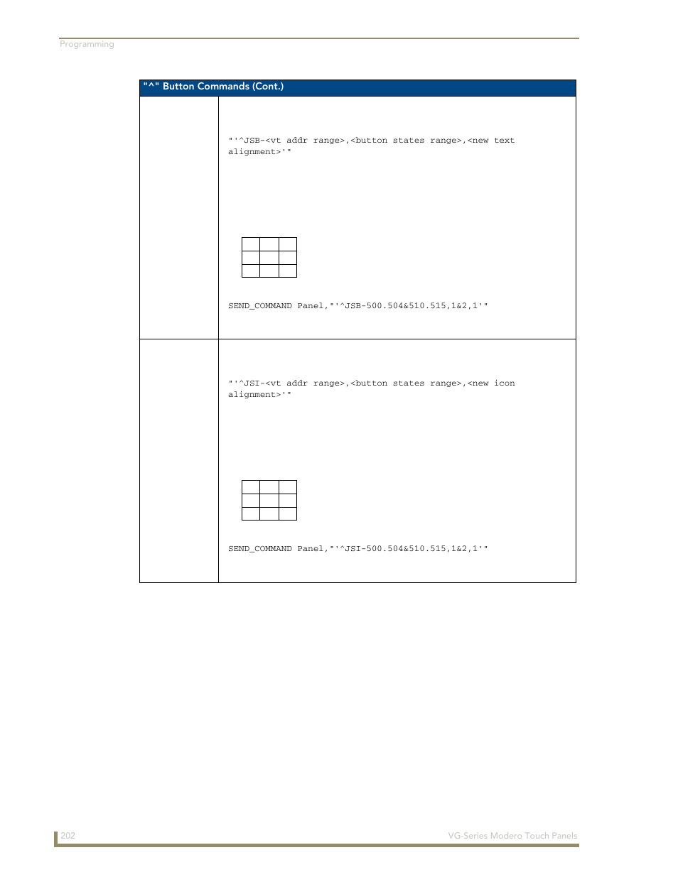 Jsb ^jsi | AMX Modero NXD/NXT-1200VG User Manual | Page 216 / 256