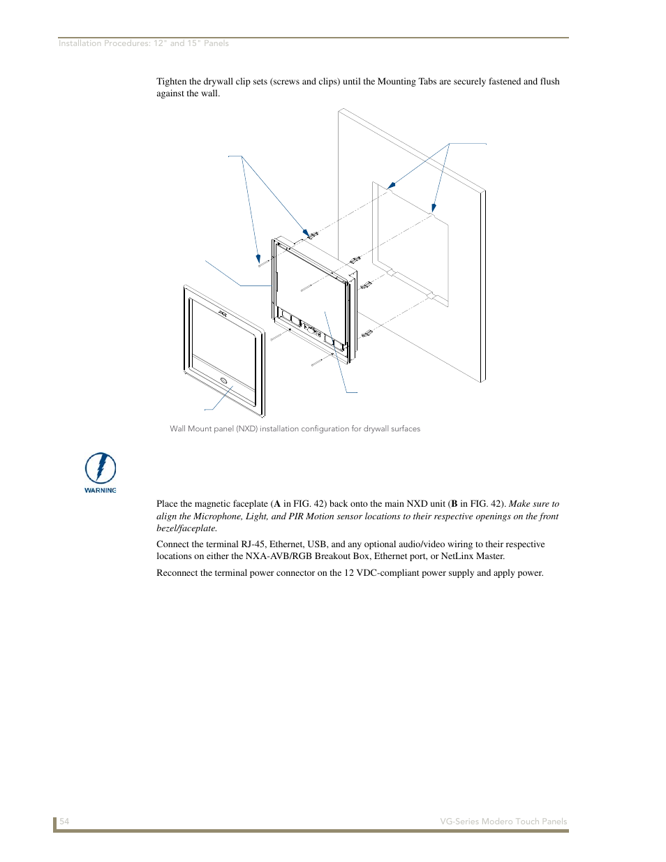 AMX Modero NXD/NXT-1200VG User Manual | Page 68 / 256