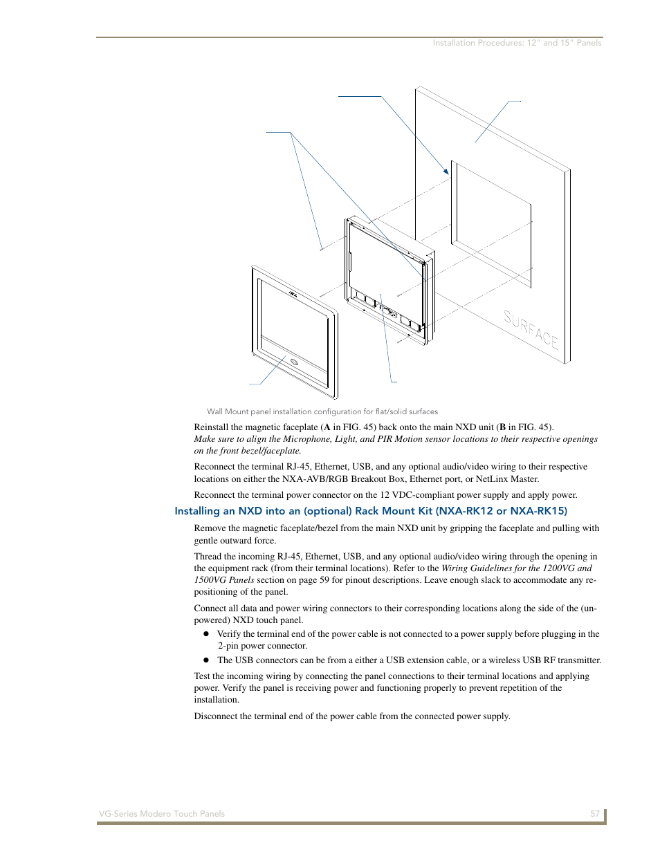 AMX Modero NXD/NXT-1200VG User Manual | Page 71 / 256