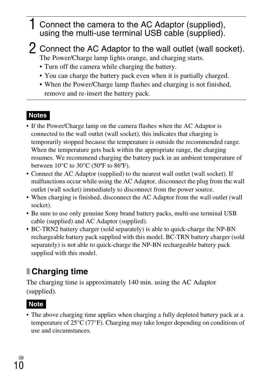 Sony DSC-TX55 User Manual | Page 10 / 64