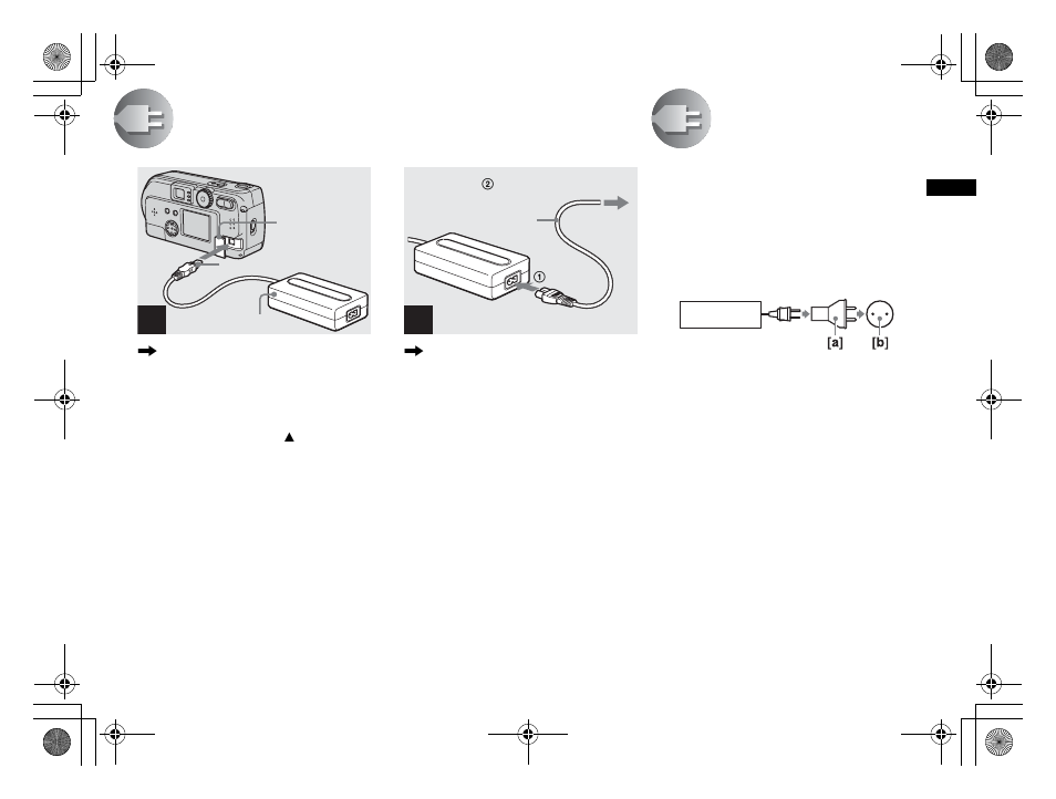 Using an external power source, Using your camera abroad | Sony DSC-P31 User Manual | Page 19 / 108