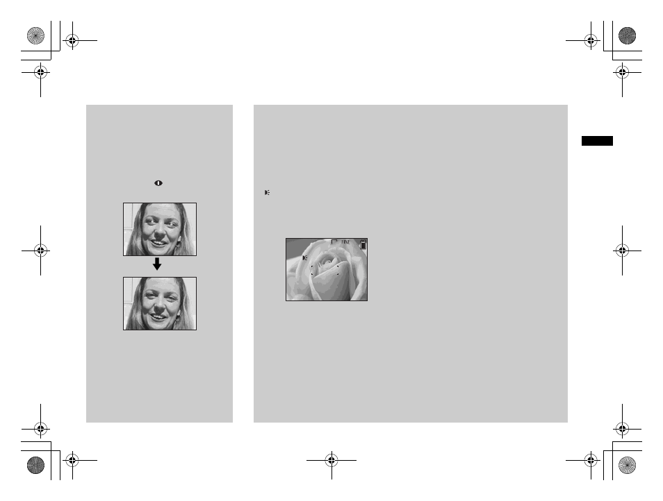 Shooting with the af illuminator | Sony DSC-P31 User Manual | Page 31 / 108