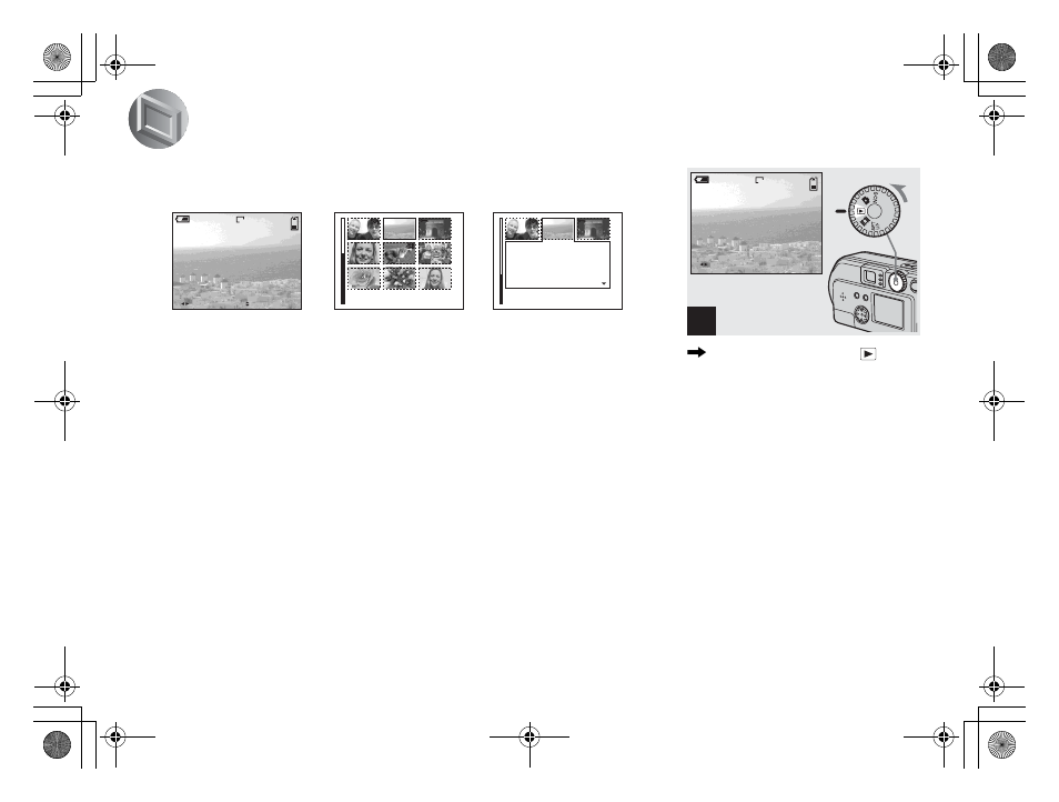 Viewing still images, Viewing images on the lcd screen of your camera, Viewing single images | Viewing images on the lcd screen of your, Camera | Sony DSC-P31 User Manual | Page 36 / 108