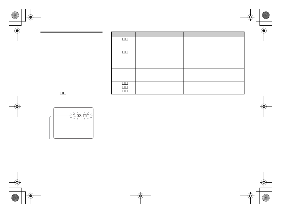 Self-diagnostics display | Sony DSC-P31 User Manual | Page 90 / 108