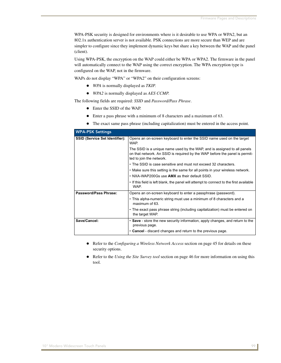 AMX Modero NXD-1000Vi User Manual | Page 109 / 234