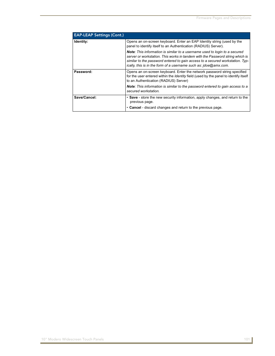 AMX Modero NXD-1000Vi User Manual | Page 111 / 234
