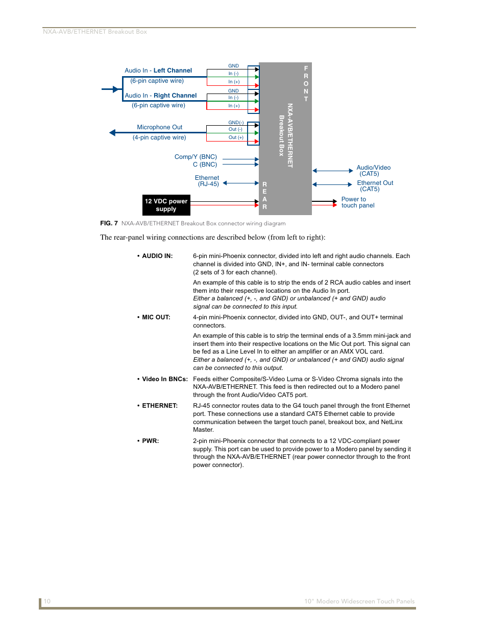 AMX Modero NXD-1000Vi User Manual | Page 20 / 234