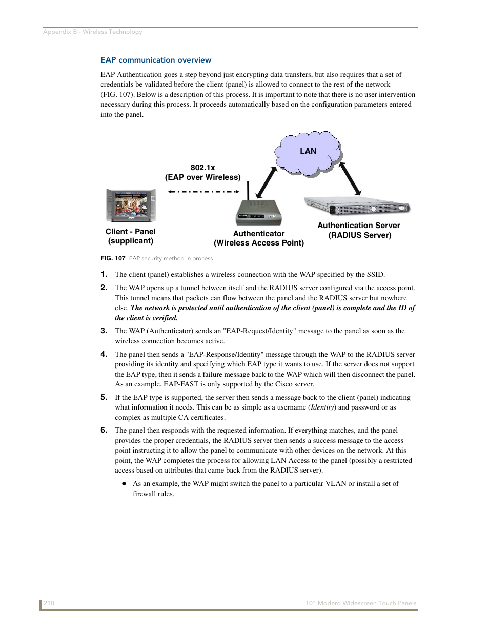 Eap communication overview | AMX Modero NXD-1000Vi User Manual | Page 220 / 234