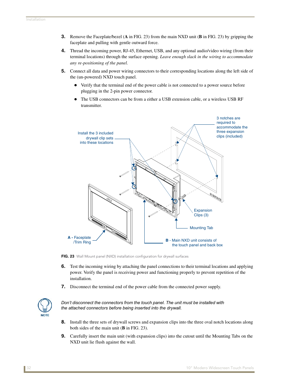 AMX Modero NXD-1000Vi User Manual | Page 42 / 234