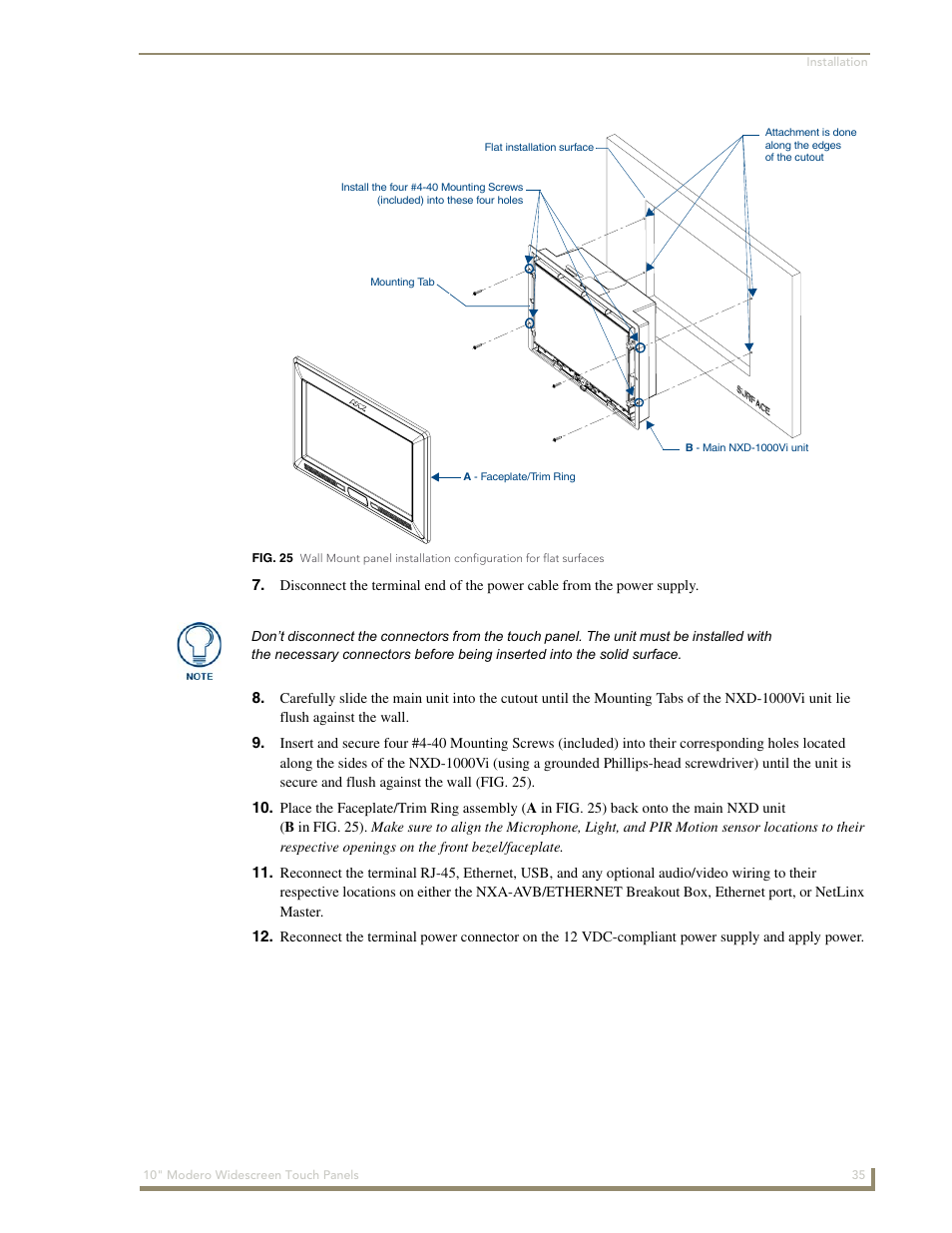AMX Modero NXD-1000Vi User Manual | Page 45 / 234