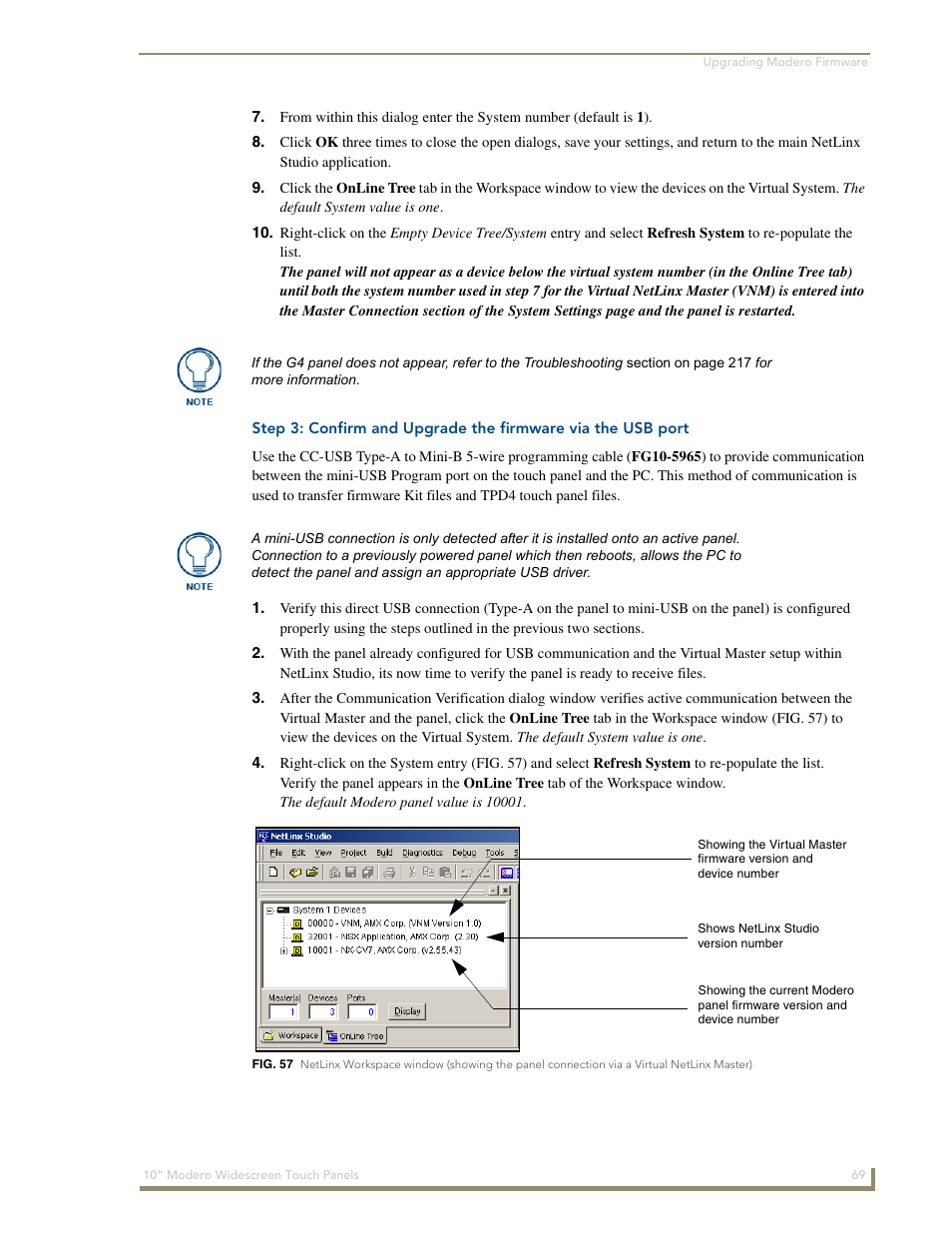 AMX Modero NXD-1000Vi User Manual | Page 79 / 234