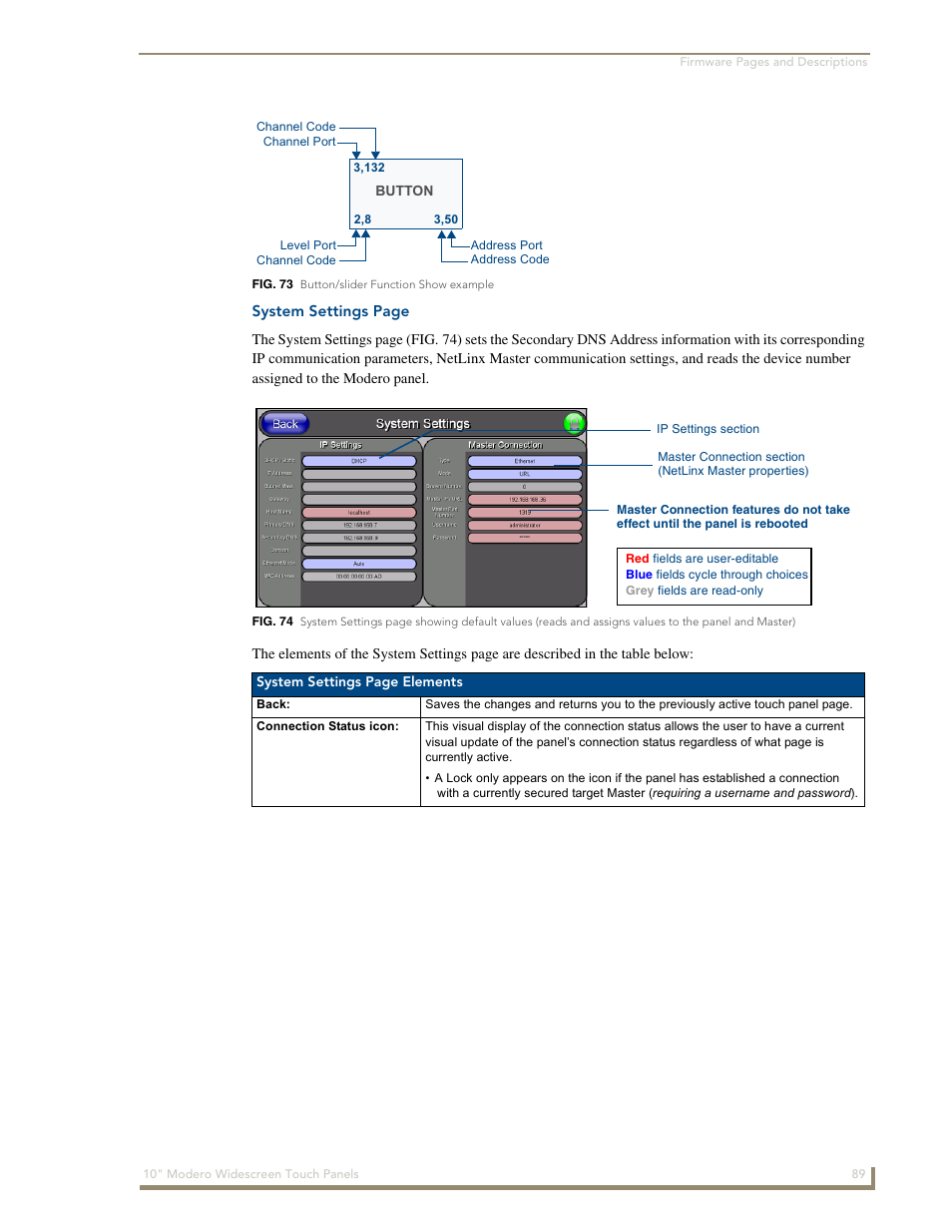 AMX Modero NXD-1000Vi User Manual | Page 99 / 234