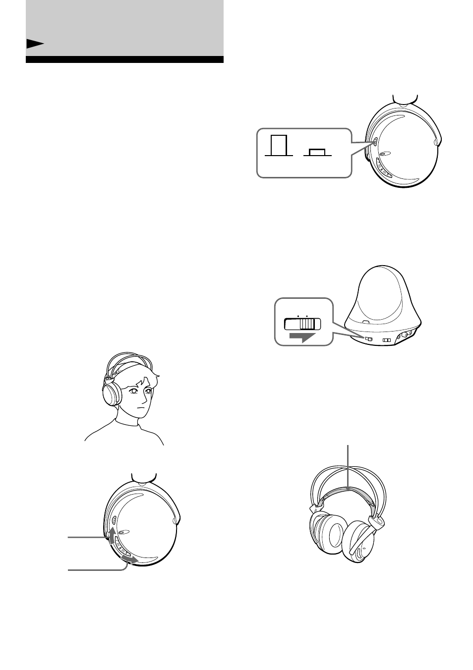 Ecoute d’un programme, Ecoute d’un programme 1, Nutilisation du système | Sony MDR-IF630RK User Manual | Page 20 / 52