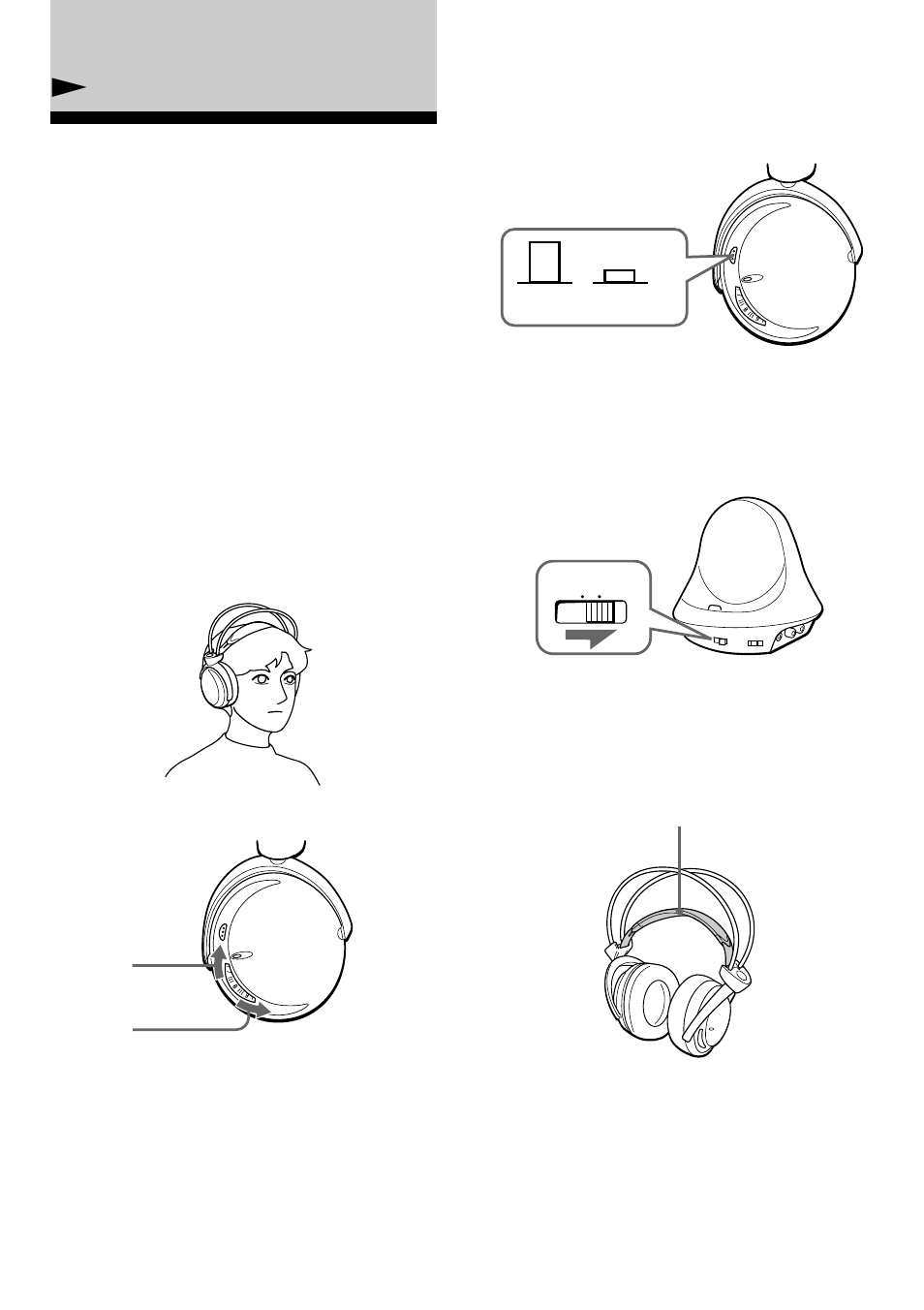 Listening to a program, Listening to a program 1, Noperating the system | Sony MDR-IF630RK User Manual | Page 8 / 52